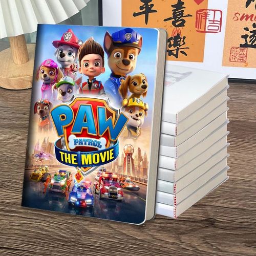 汪汪大隊萊德新款高顏值筆記本周邊動漫來圖定制超厚筆記a5膠套本